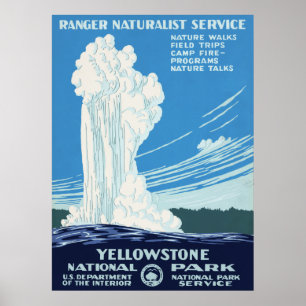 Yellowstone National Park Poster