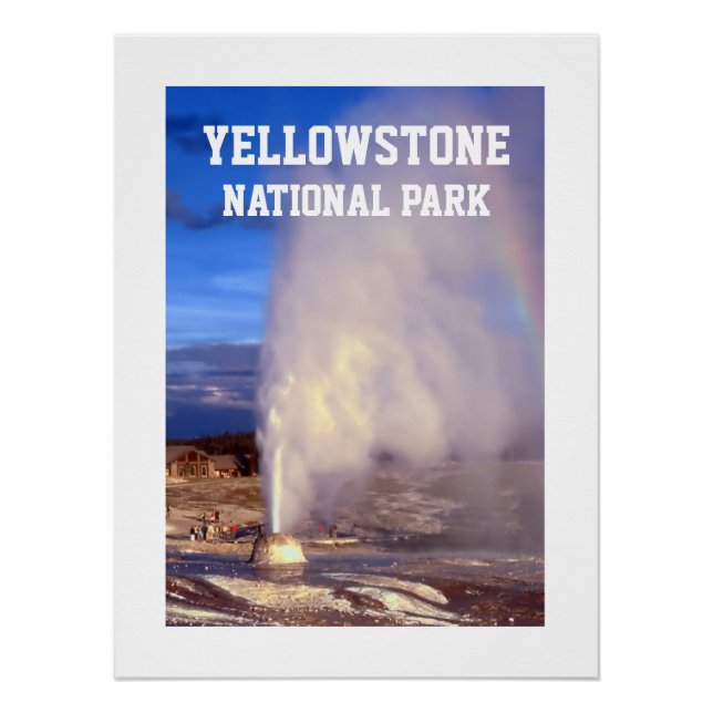 Yellowstone National Park Poster (Front)