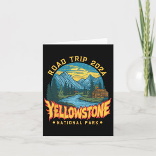 Yellowstone National Park Road Trip 2024 Camping H Card