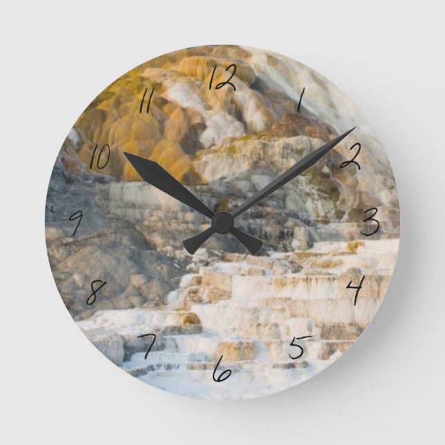 Yellowstone National Park Round Clock (Front)