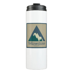 Yellowstone National Park Rustic Thermal Tumbler
