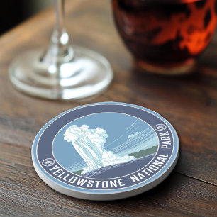 Yellowstone National Park Souvenir Coaster