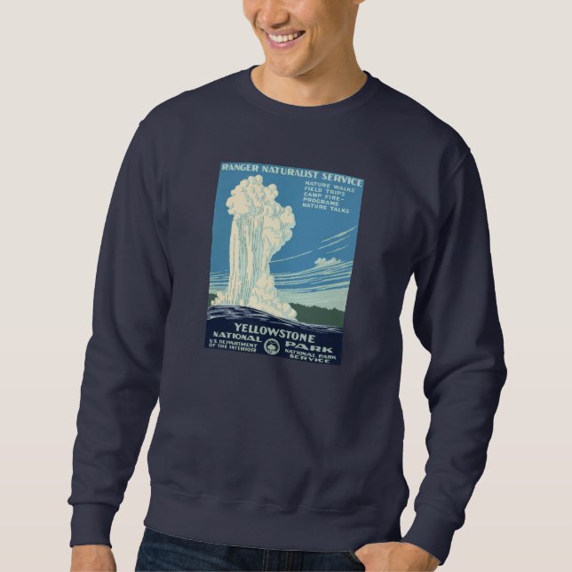 Yellowstone National Park Sweatshirt (Front)