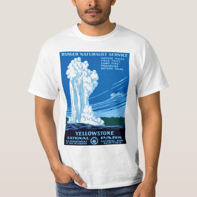 Yellowstone National Park T-Shirt (Front)
