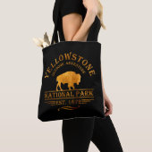 Yellowstone national park tote bag (Close Up)