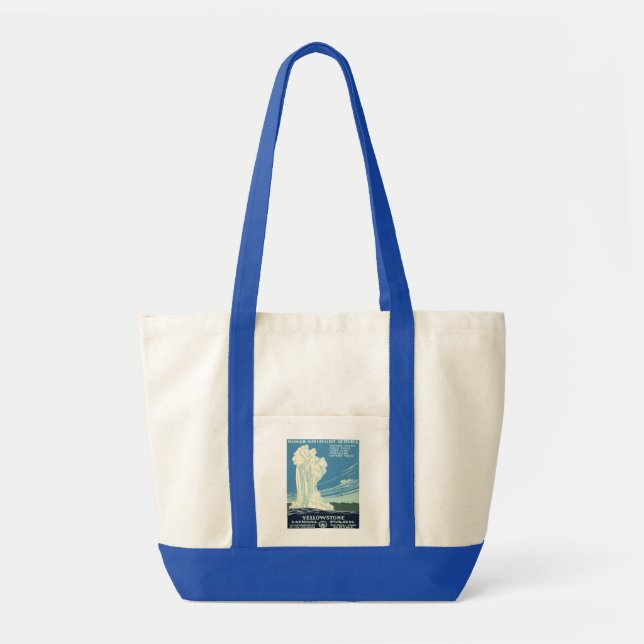 Yellowstone National Park Tote Bag (Front)