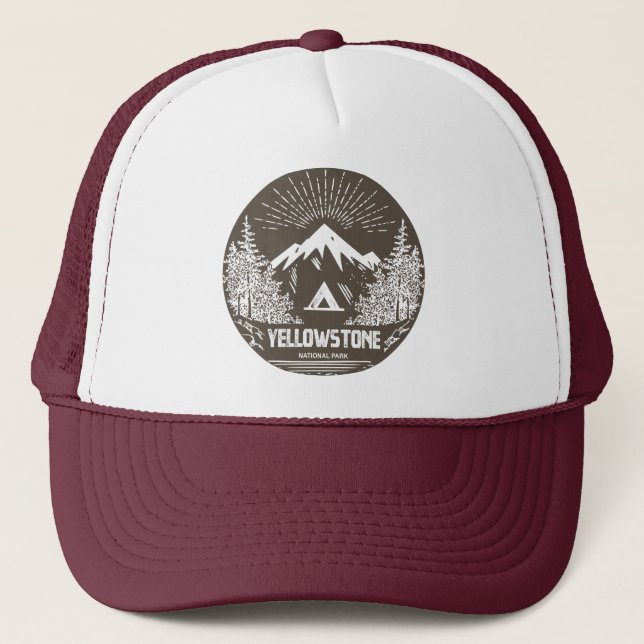 Yellowstone National Park Trucker Hat (Front)