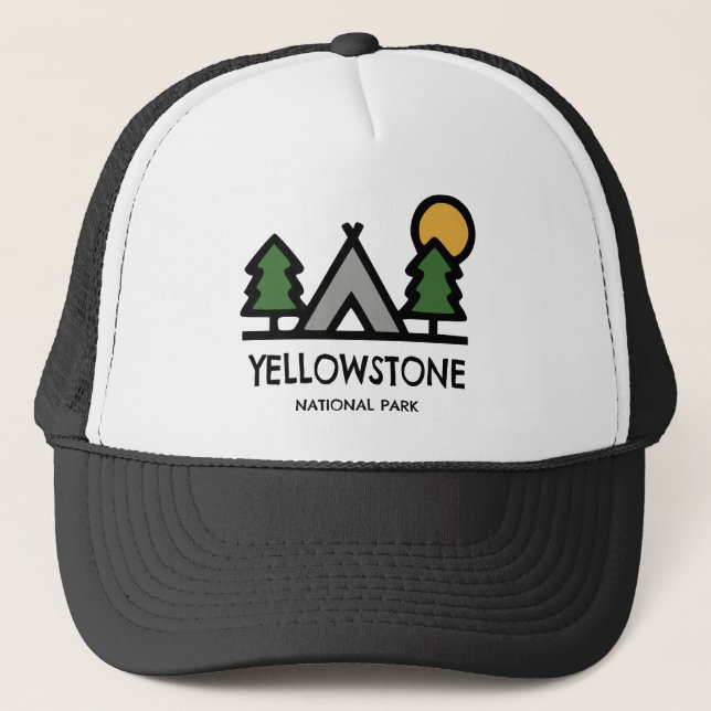 Yellowstone National Park Trucker Hat (Front)