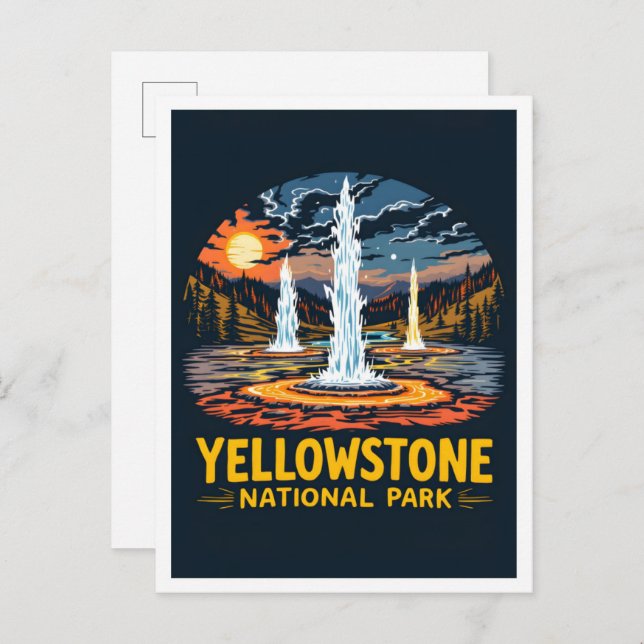 Yellowstone National Park United States Postcard (Front/Back)