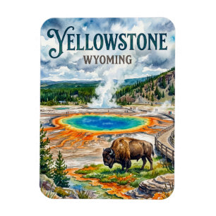 Yellowstone National Park USA Magnet