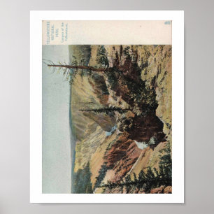 Yellowstone National Park, Vintage   Poster