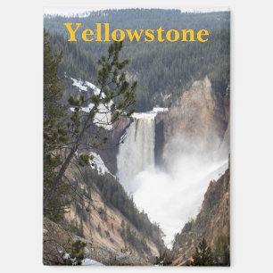 Yellowstone National Park Waterfall Magnet
