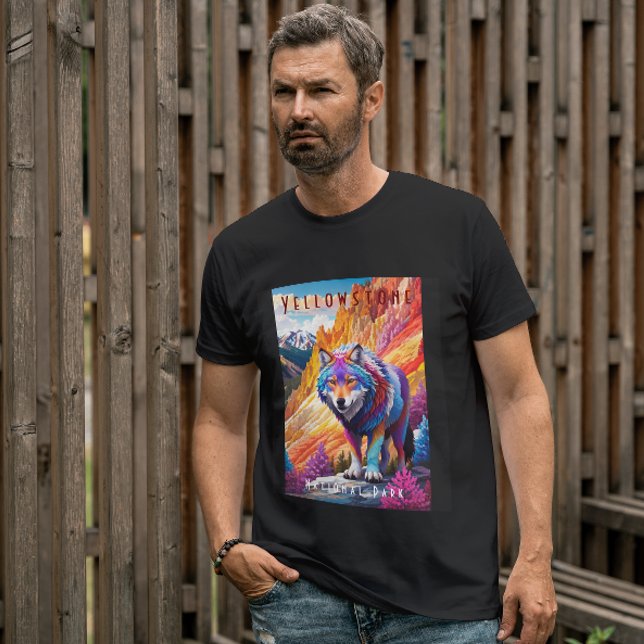 Yellowstone National Park Wolf Mountains T-Shirt (Creator Uploaded)