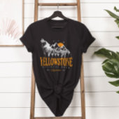 Yellowstone National Park Wolf Mountains Vintage T-Shirt