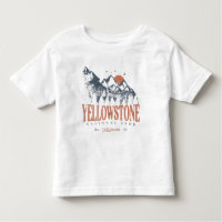 Yellowstone National Park Wolf Mountains Vintage 