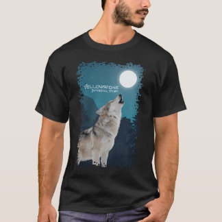 Yellowstone National Park Wolf Souvenir T-Shirt