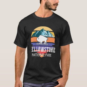 Yellowstone National Park Wyoming Buffalo Souvenir T-Shirt