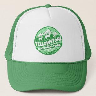 Yellowstone National Park Wyoming green hat