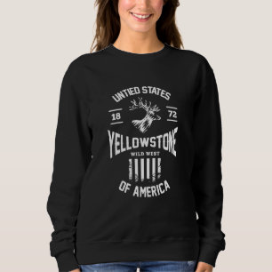 Yellowstone National Park Wyoming Montana Idaho Us Sweatshirt