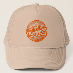 Yellowstone National Park Wyoming orange hat