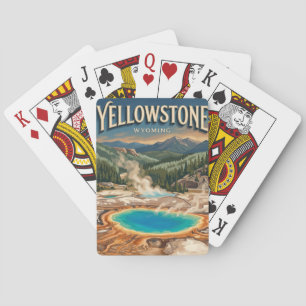 Yellowstone National Park Wyoming Playing Cards