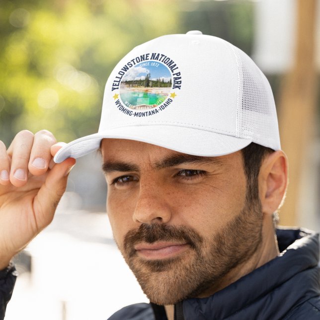Yellowstone National Park Wyoming U..S.A. Trucker Hat (Creator Uploaded)