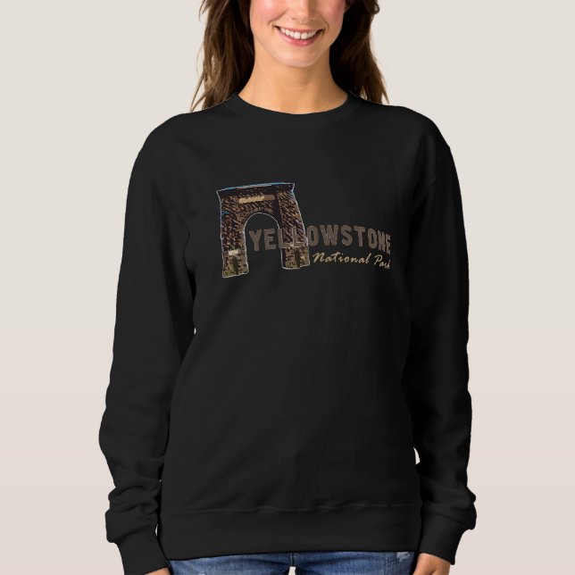 Yellowstone National Park Wyoming Usa Explore Hist Sweatshirt (Front)