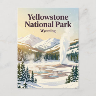 Yellowstone National Park, Wyoming, USA Postcard
