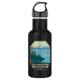 Yellowstone National Park Yellowstone Lake Vintage 532 Ml Water Bottle
