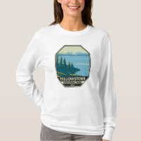 Yellowstone National Park Yellowstone Lake Vintage