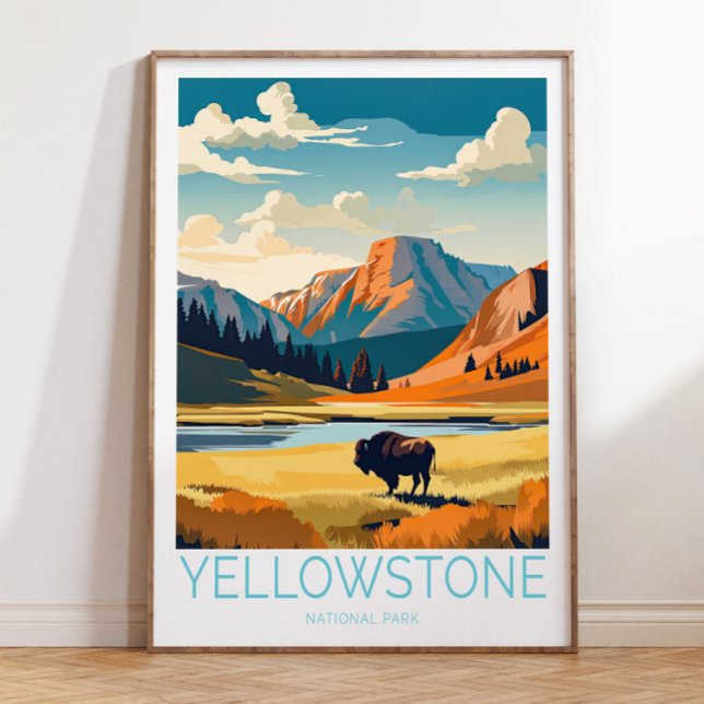 Yellowstone National Park, Yellowstone Poster, Yel Poster (Creator Uploaded)