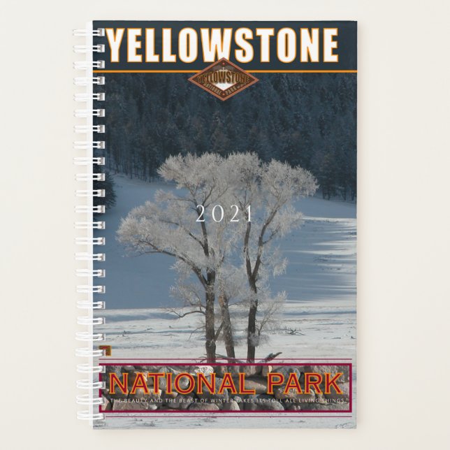 YELLOWSTONE NAT'L PARK- WY-MT-ID-First Nat’l Park- Planner (Front)