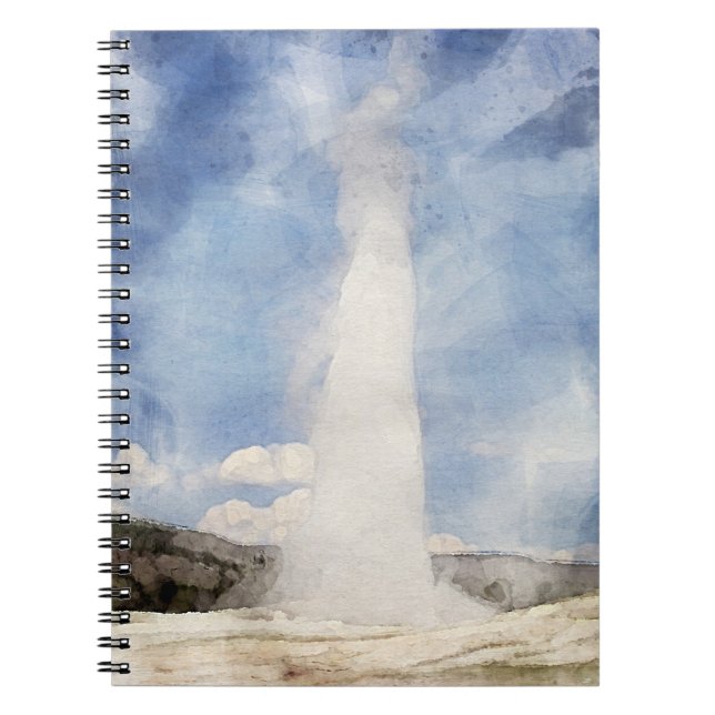 Yellowstone Notebook, National Park Journal (Front)