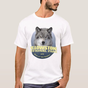 Yellowstone NP (Grey Wolf)2 WT T-Shirt
