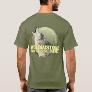Yellowstone NP (Grey Wolf) WT T-Shirt