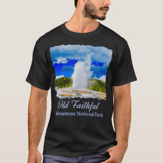 Yellowstone Old Faithful Geyser National Park T-Shirt