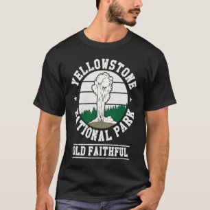 Yellowstone Park Famous Old Faithful Geyser Souven T-Shirt