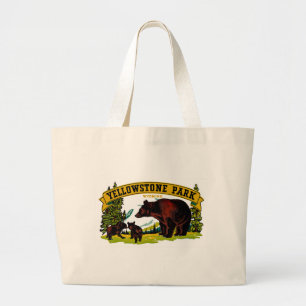 Yellowstone Park Large Tote Bag