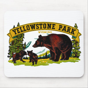 Yellowstone Park Mouse Pad