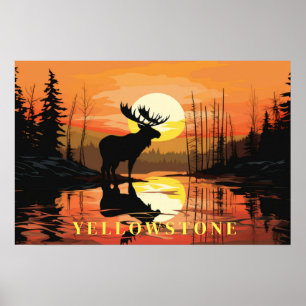 Yellowstone Poster Art 