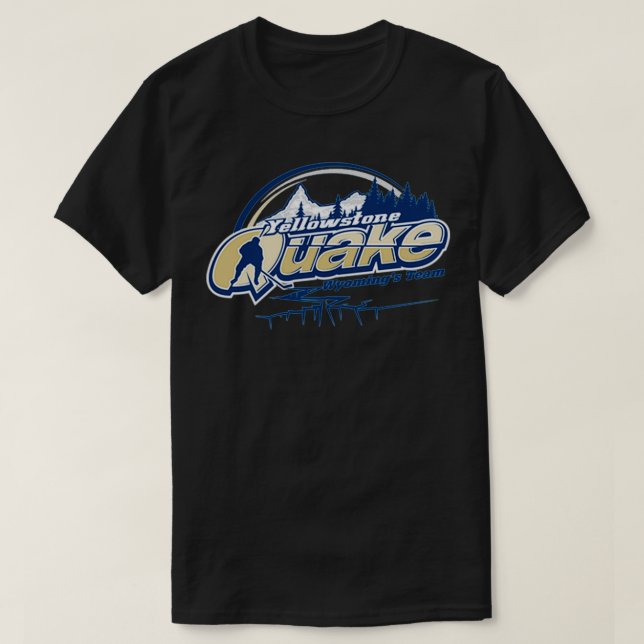 Yellowstone Quake Classic TShirt (Design Front)