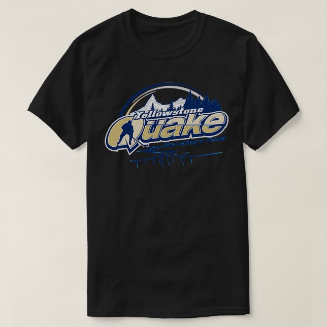 Yellowstone Quake T-Shirt (Design Front)
