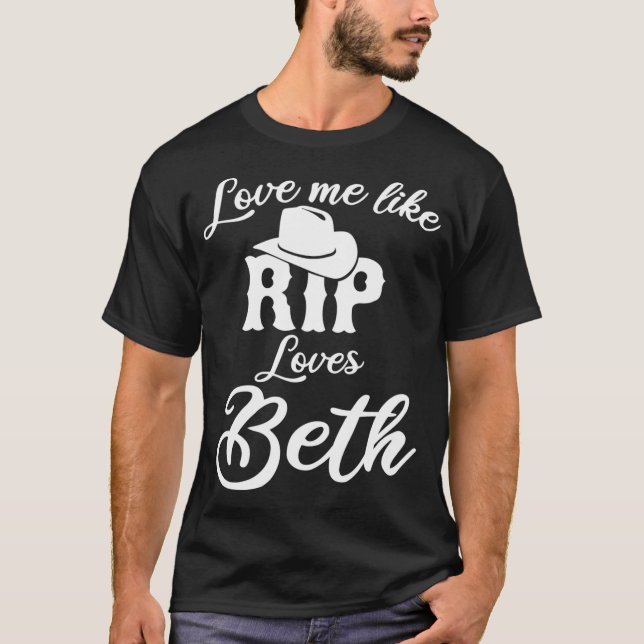 Yellowstone Rip Beth  T-Shirt (Front)