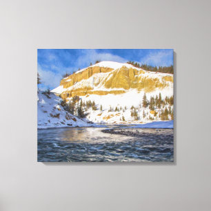 Yellowstone River Canvas Print
