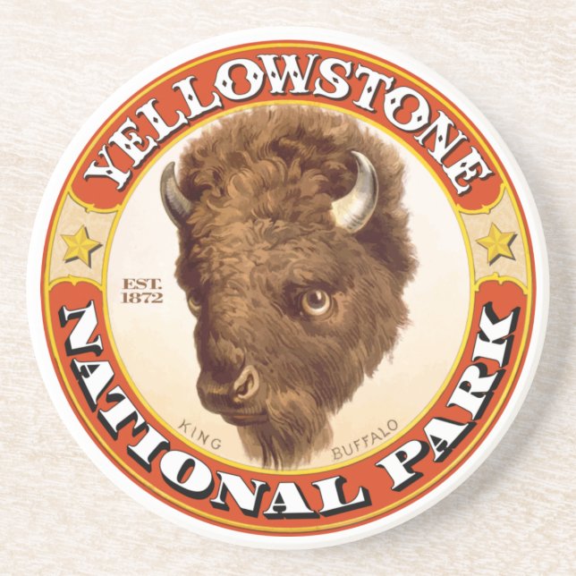 Yellowstone Sandstone Coaster (Front)
