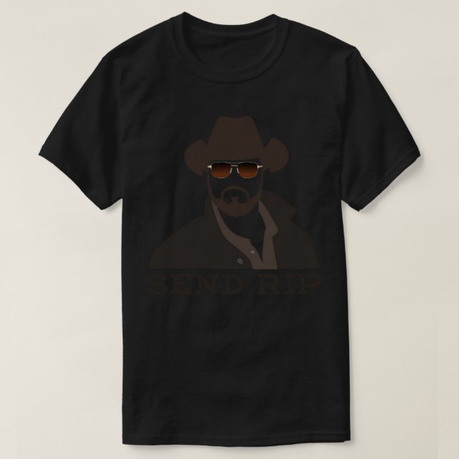 yellowstone-SEND RIP Sticker T-Shirt (Design Front)