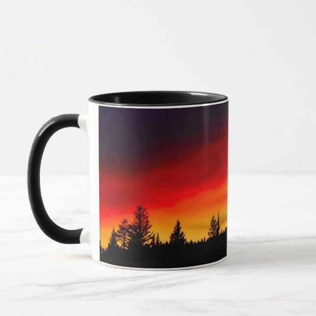 Yellowstone Sunset Mug (Left)