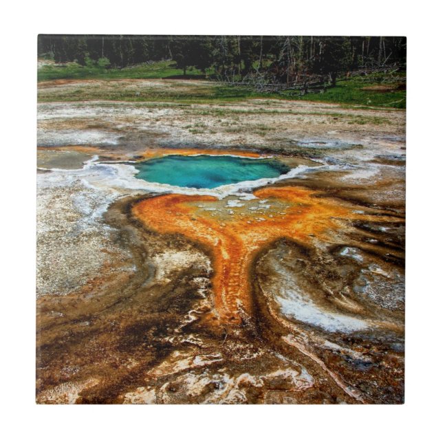 Yellowstone Thermal Pool Ceramic Tile (Front)