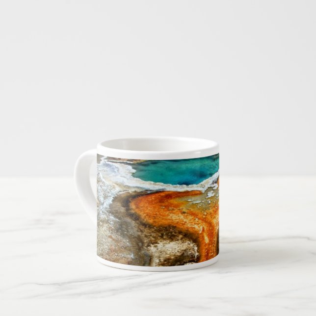 Yellowstone Thermal Pool Espresso Cup (Front Left)