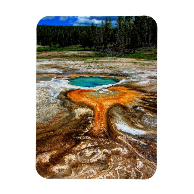 Yellowstone Thermal Pool Magnet (Vertical)